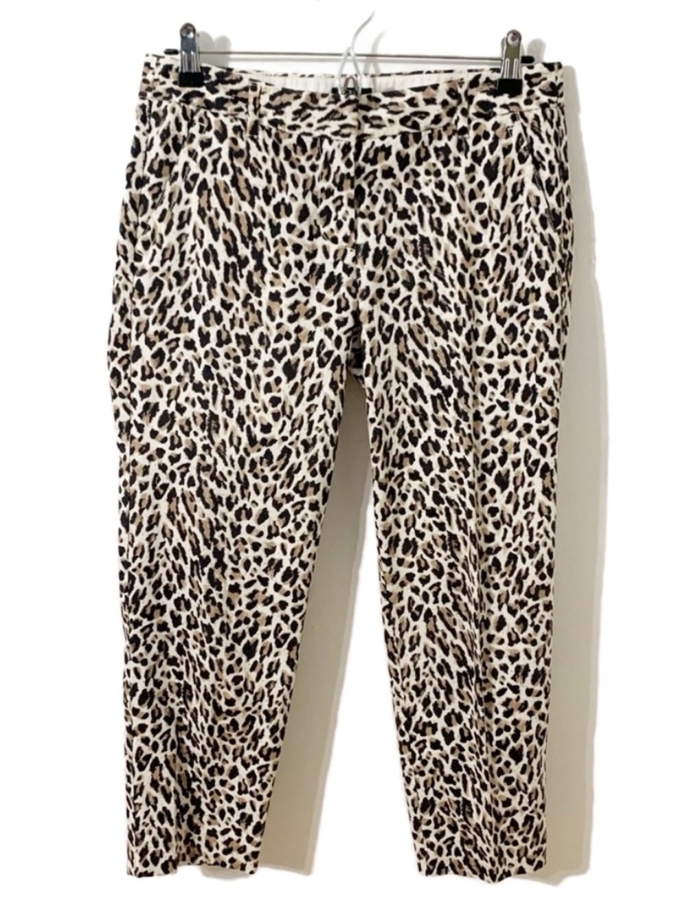J. Crew Factory Stretch Cotton Blend City Fit Cheetah Animal Print Pants 🐆